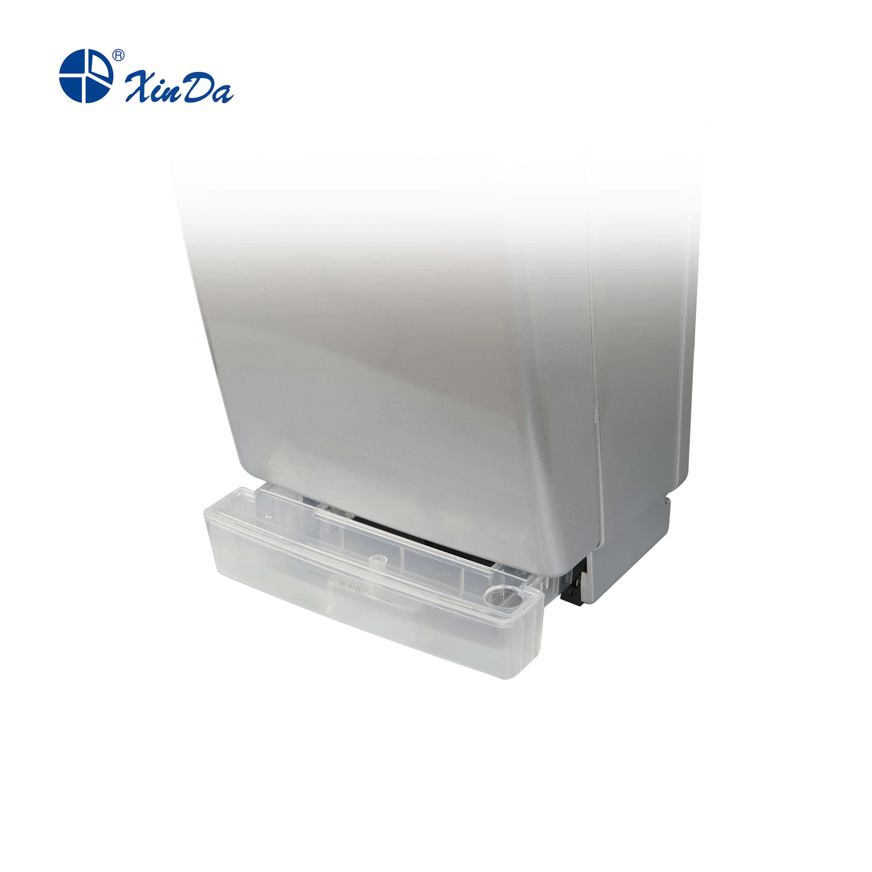 Los secadores de manos de chorro de aire de alta velocidad XinDa GSQ70A Silver, secadores de aire de alta velocidad para baño, secador de manos de pie