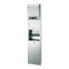Dispensador automático de toallas de papel combinado 3 en 1, secador de manos automático y contenedor de basura