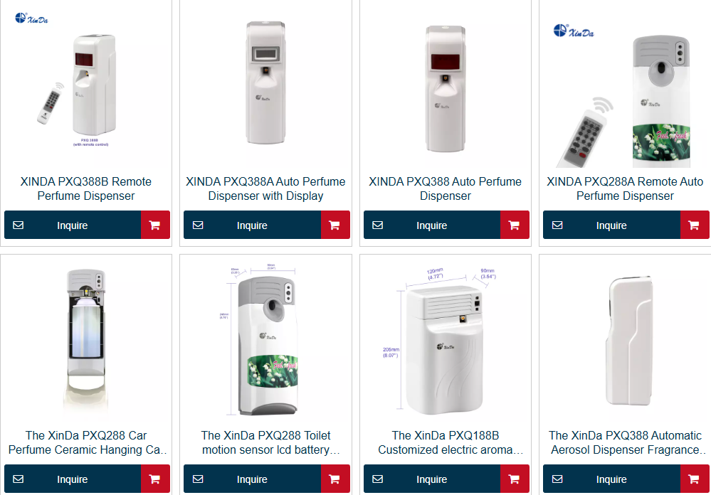 Dispensadores de perfume de control remoto