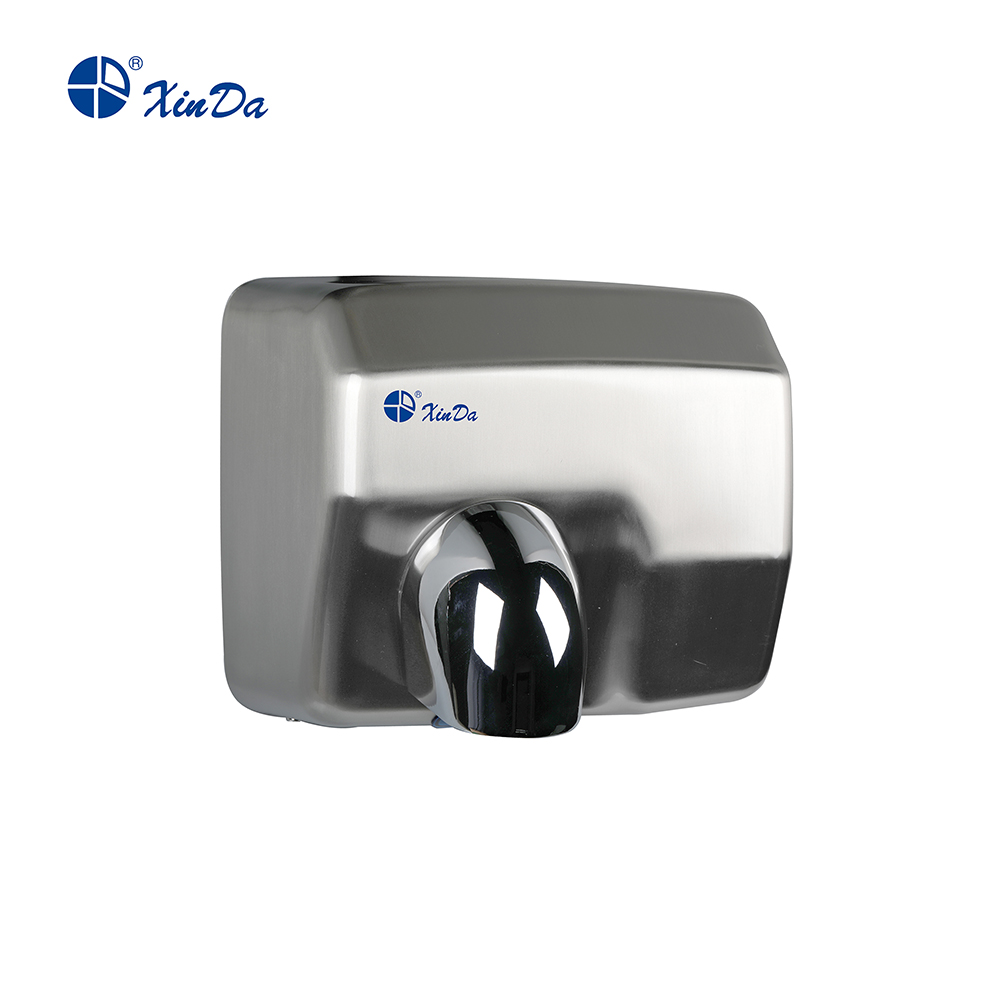 Secador de manos eléctrico de acero inoxidable con control de calidad directo de fábrica XinDa GSQ250 Silver Factory