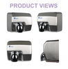 El secador de manos XinDa GSQ250 Silver GSQ250 Silver, sensor eléctrico, secador de manos de ozono, secador de manos