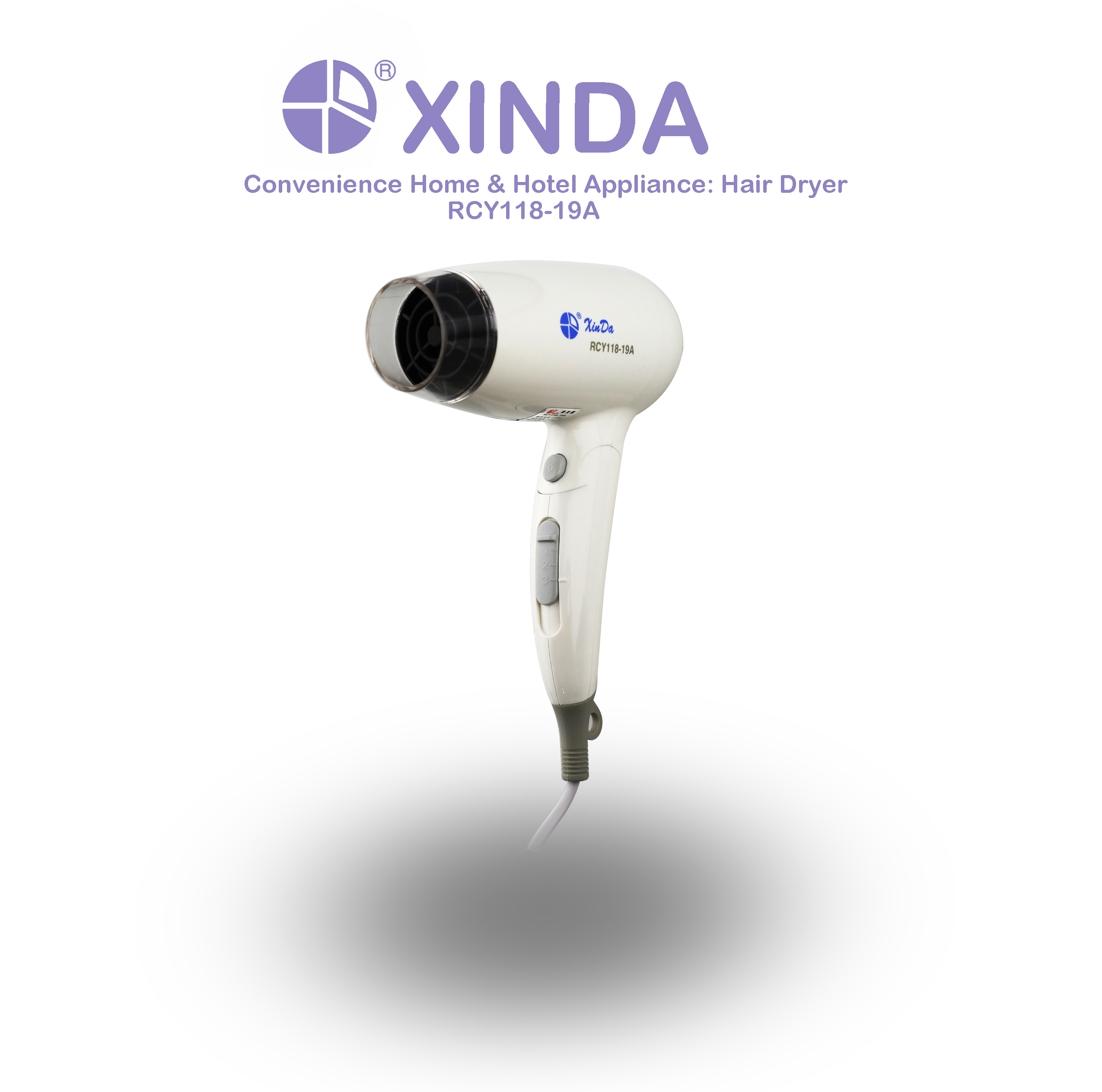 XinDa RCY-188 19A 2021 nuevo estilo 5 en 1 secador de pelo eléctrico de un solo paso y voluminizador cepillo de aire caliente/secador de pelo