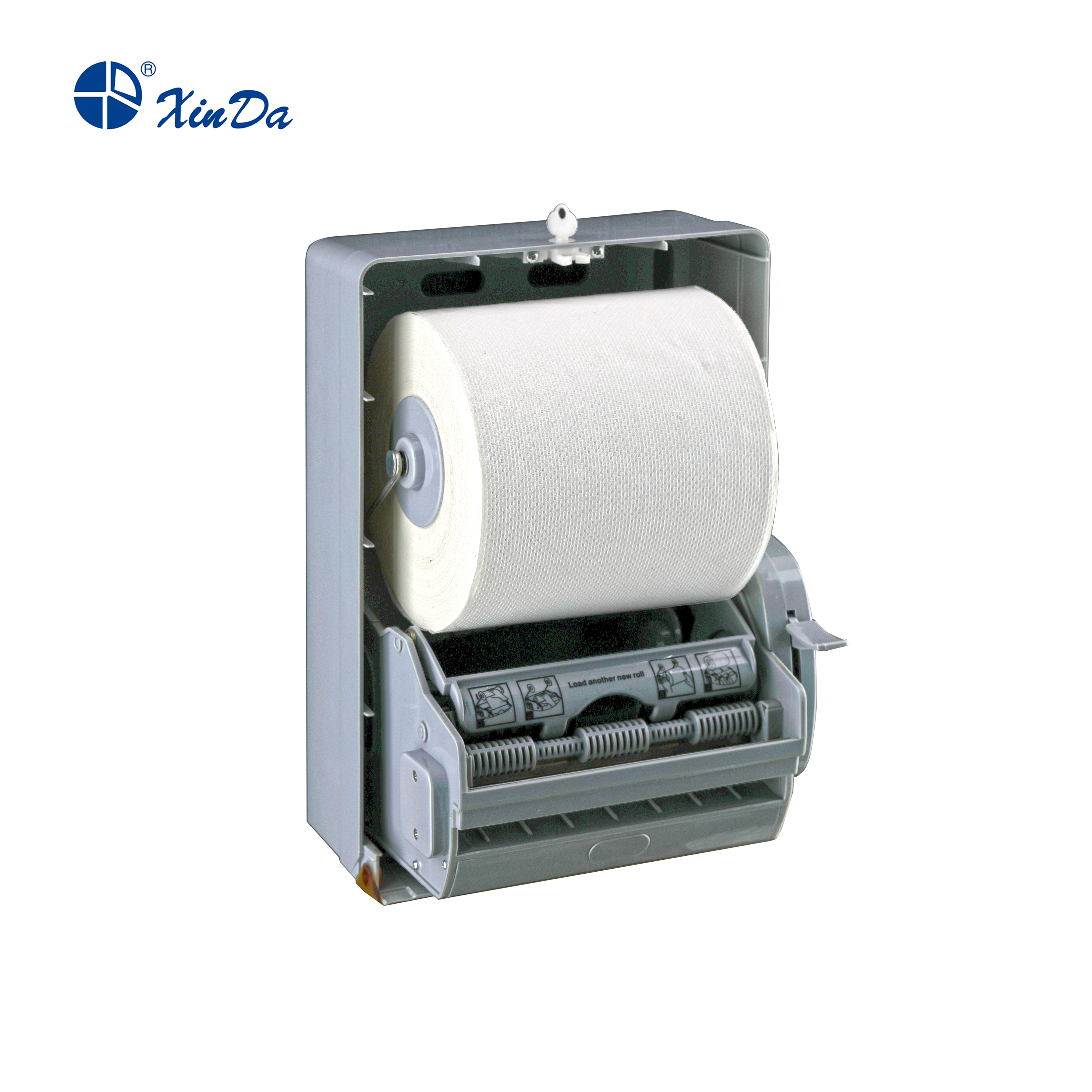 Dispensador de papel higiénico eléctrico para toallas de mano de plástico automático