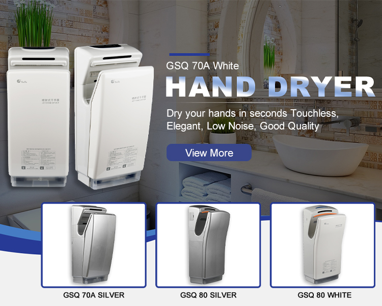 La evolución del secado de manos: de toallas manuales a secadores de manos automáticos montados en la pared
