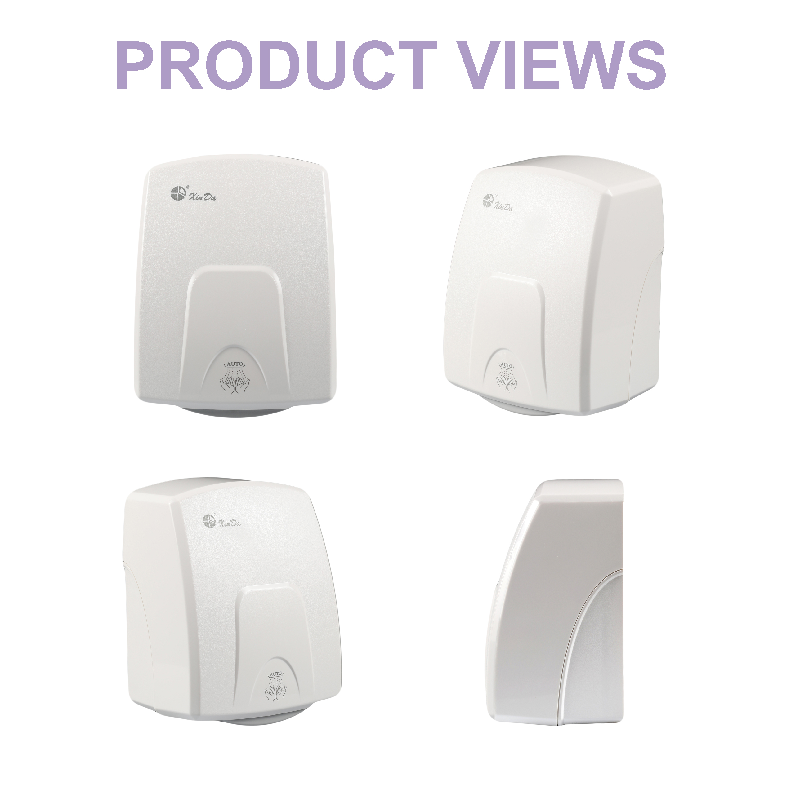 Secador de manos con sensor de lavado XinDa GSQ150, secador de manos, grifos para inodoro (USHD-1601), secador de manos