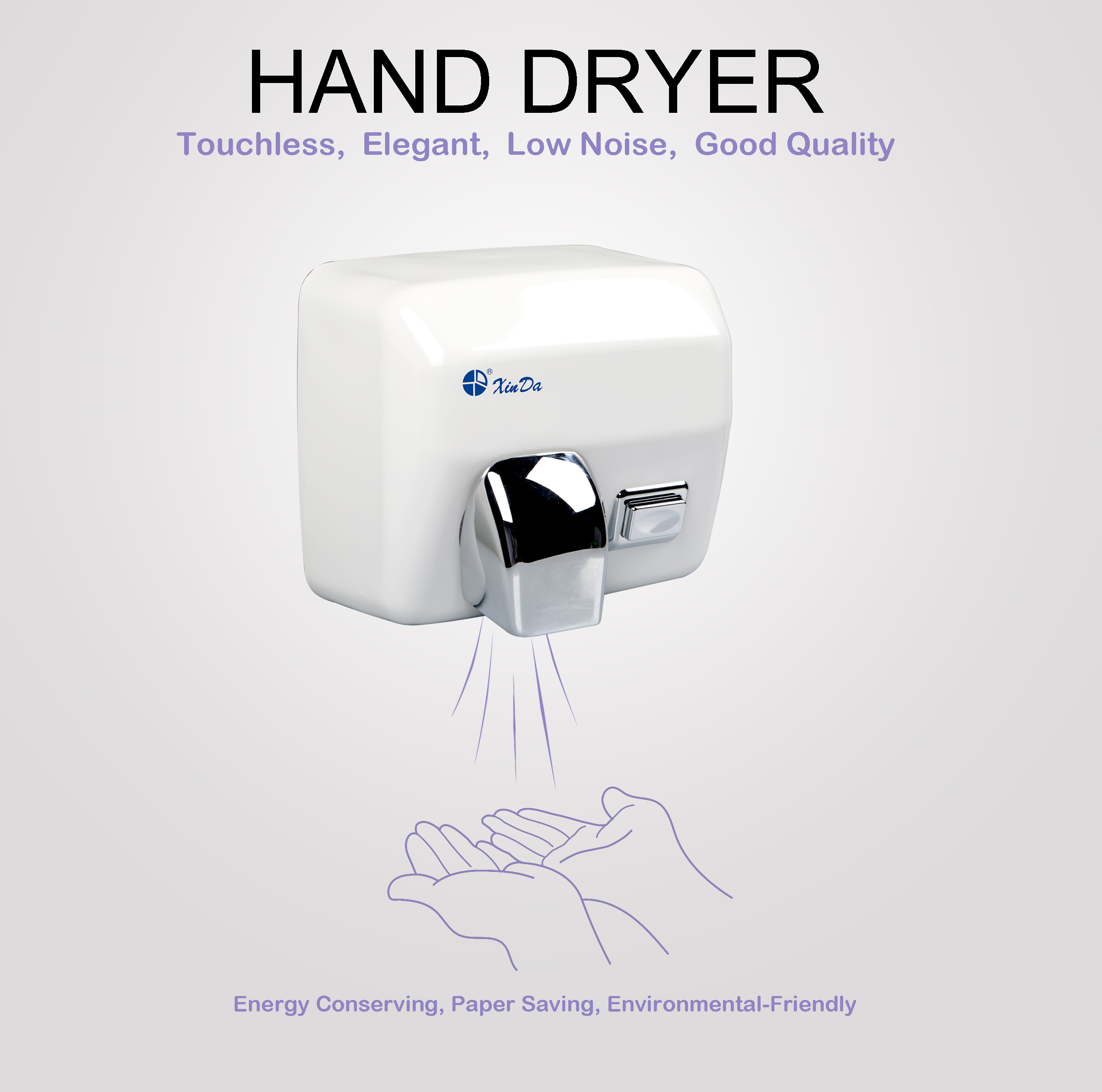 Eficiencia e higiene: explorando las ventajas de los secadores de manos automáticos montados en la pared