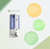 El XinDa ZYQ138 Venta al por mayor Accesorios de baño Dispensador de jabón manual Dispensador de jabón montado en la pared de plástico líquido