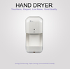 Secadores de manos automáticos de aniones negativos para baños para baños comerciales